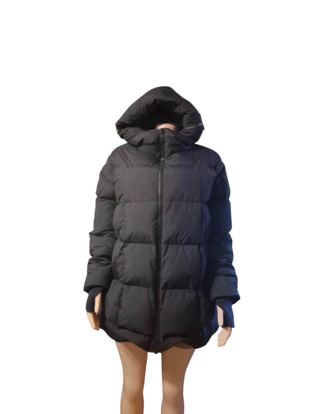 Herno Black Hooded Quilted Puffer Jacket